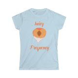 Juicy Frequecy Peach Women’s Softstyle Tee(Fitted design)