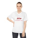 JOY Juicy, Orgasmic, Yummy Women’s Performance V-Neck T-Shirt