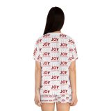 JOY- juicy,orgasmic,yummy Women’s Short Pajama Set (AOP)