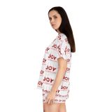 JOY- juicy,orgasmic,yummy Women’s Short Pajama Set (AOP)