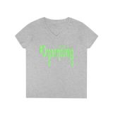 #OrgasmicLiving Ladies’ V-Neck T-Shirt